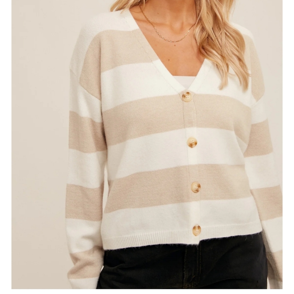 New Hem & Thread Boxy Cardigan Small
